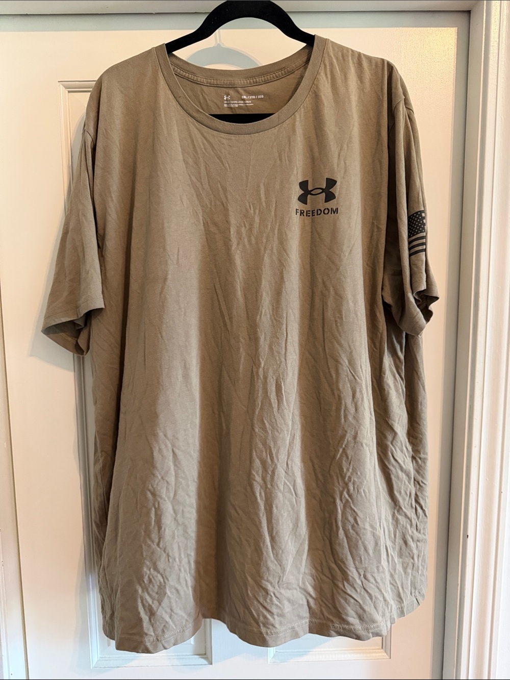 Under Armour Men's Freedom Short Sleeve Tee in Olive Drab